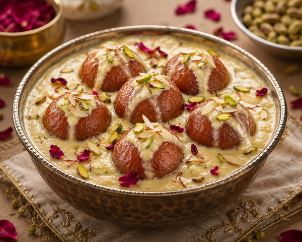 Rabri Gulab Jamun